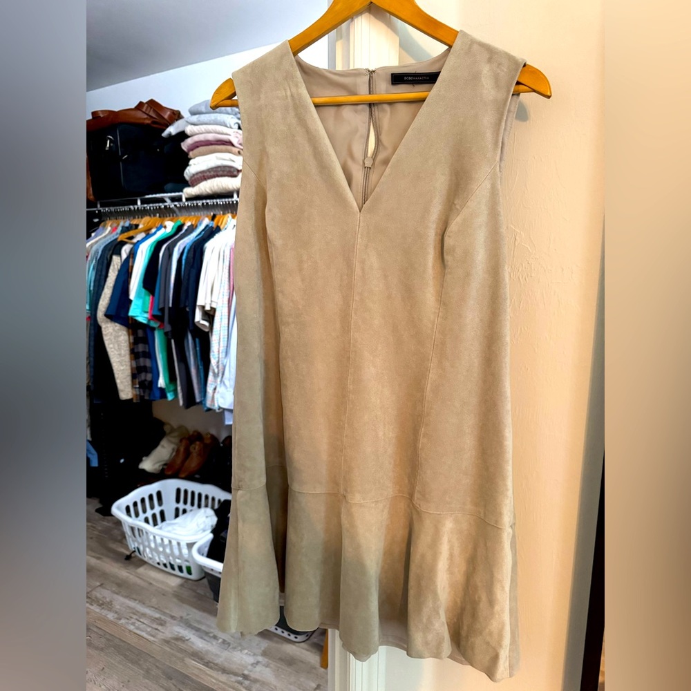 Suede feel BCBG dress